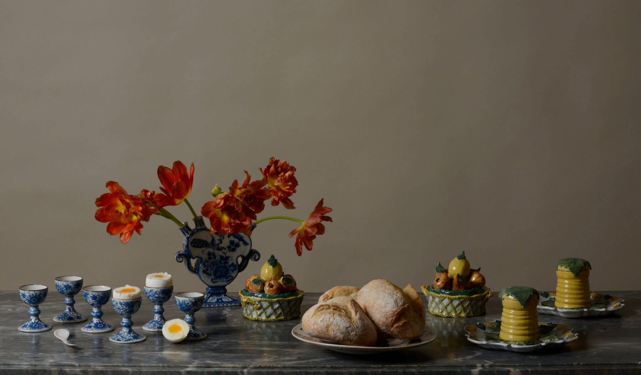 Delftware Banquet Table Brunch Delftware Banquet Table Brunch