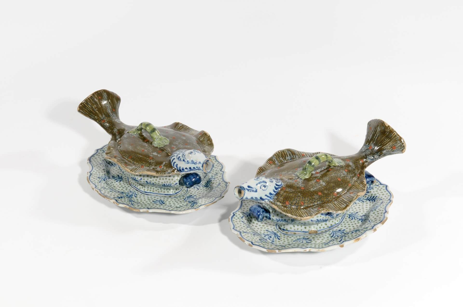 Antique ceramic of dutch delftware