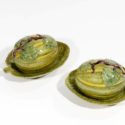 • D1150. Pair Of Small Melon Tureens, Covers And Stands