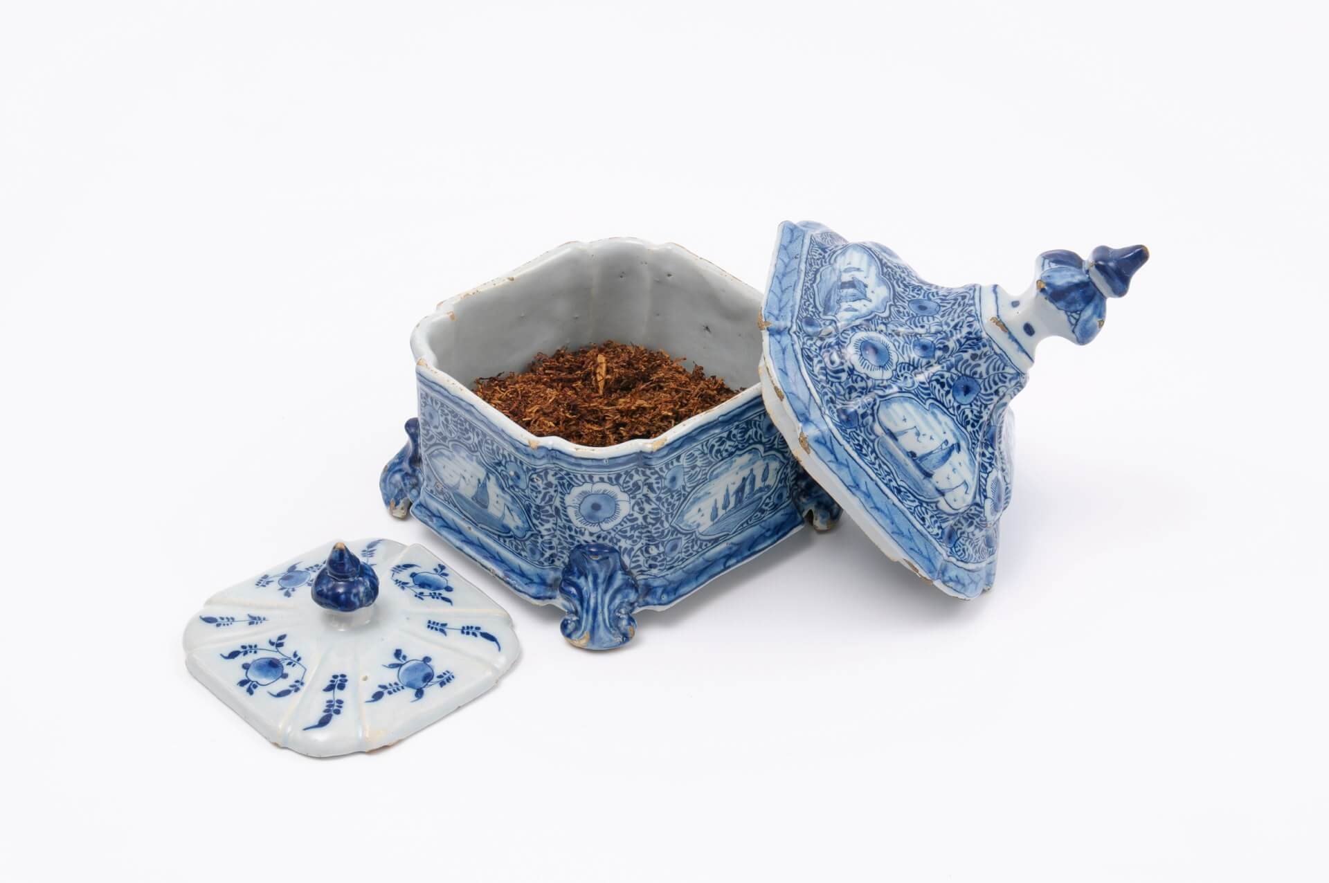 Dutch Delft Pottery of tobacco jar