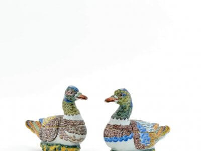 Delftware Pottery Of Duck Tureens