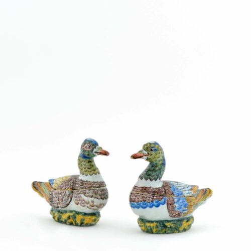Delftware Pottery Of Duck Tureens