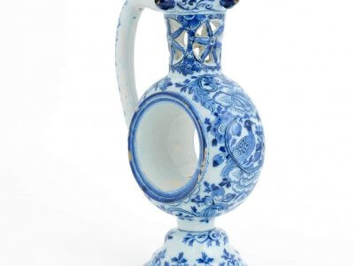 Antique Delft Ceramic Pottery Of Puzzle Jug Aronson Antiquairs