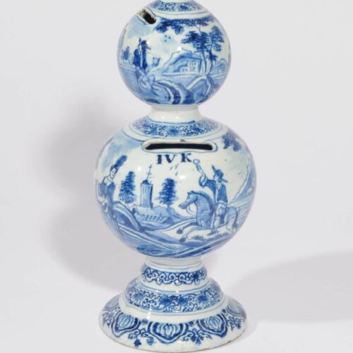 Delft Pottery Money Bank Antiques By Aronson Antiquairs