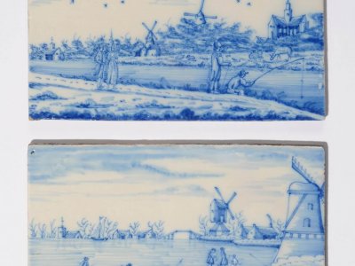 Dutch Delft Pottery Of Plaques