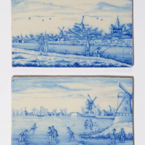 Dutch Delft Pottery Of Plaques