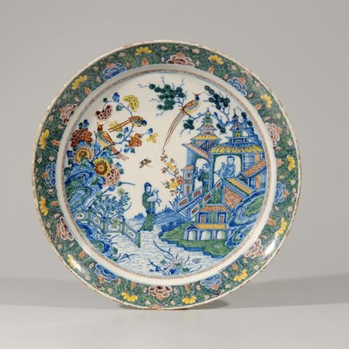 Antique Pottery Of Chinoiserie Plate At Aronson Antiquairs