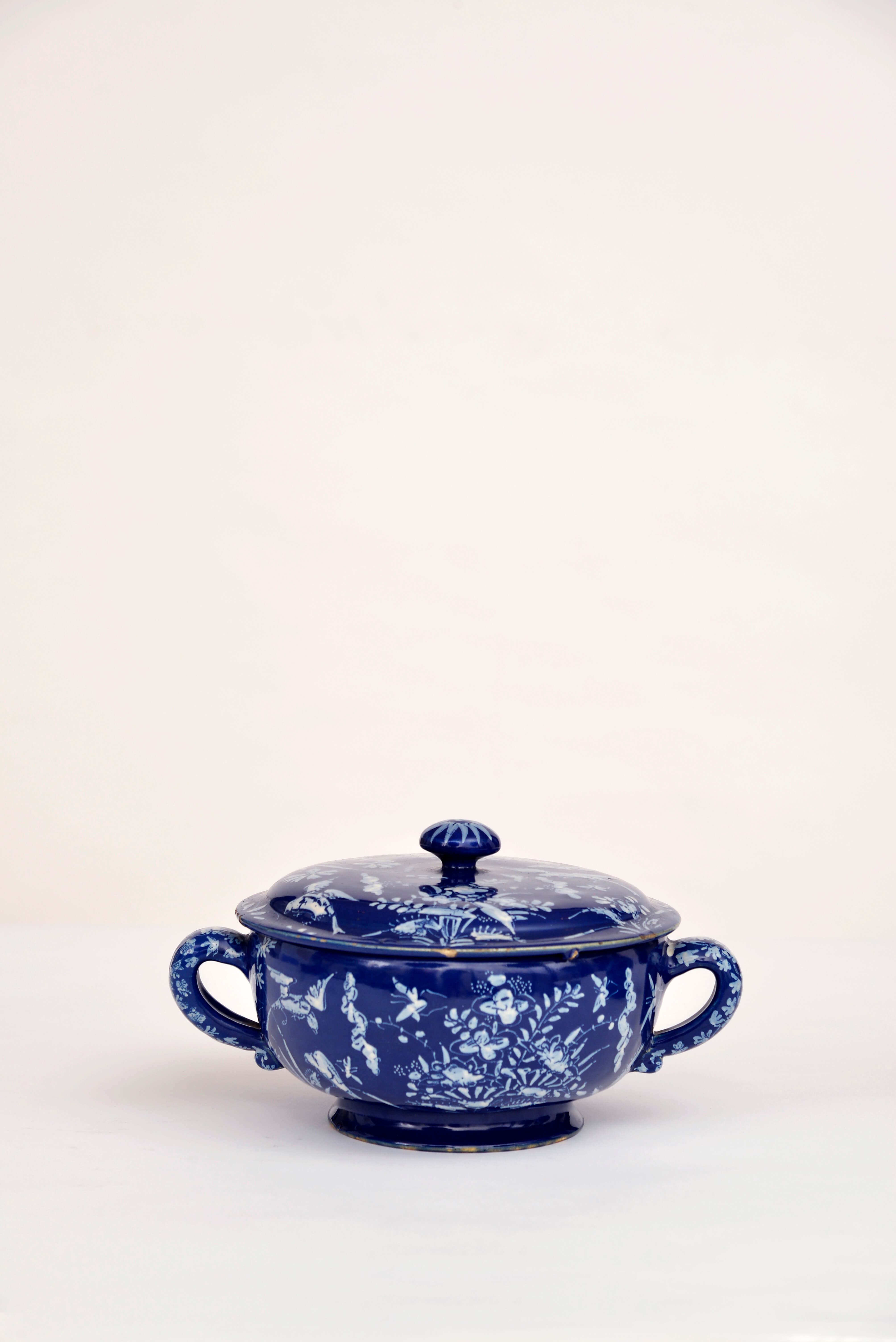 Antique Persian blue delftware