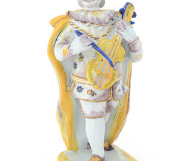 Polychrome Delft And Commedia Dell'Arte