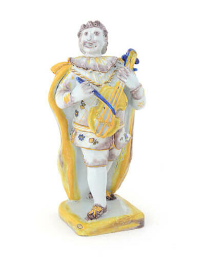 Polychrome Delft And Commedia Dell'Arte