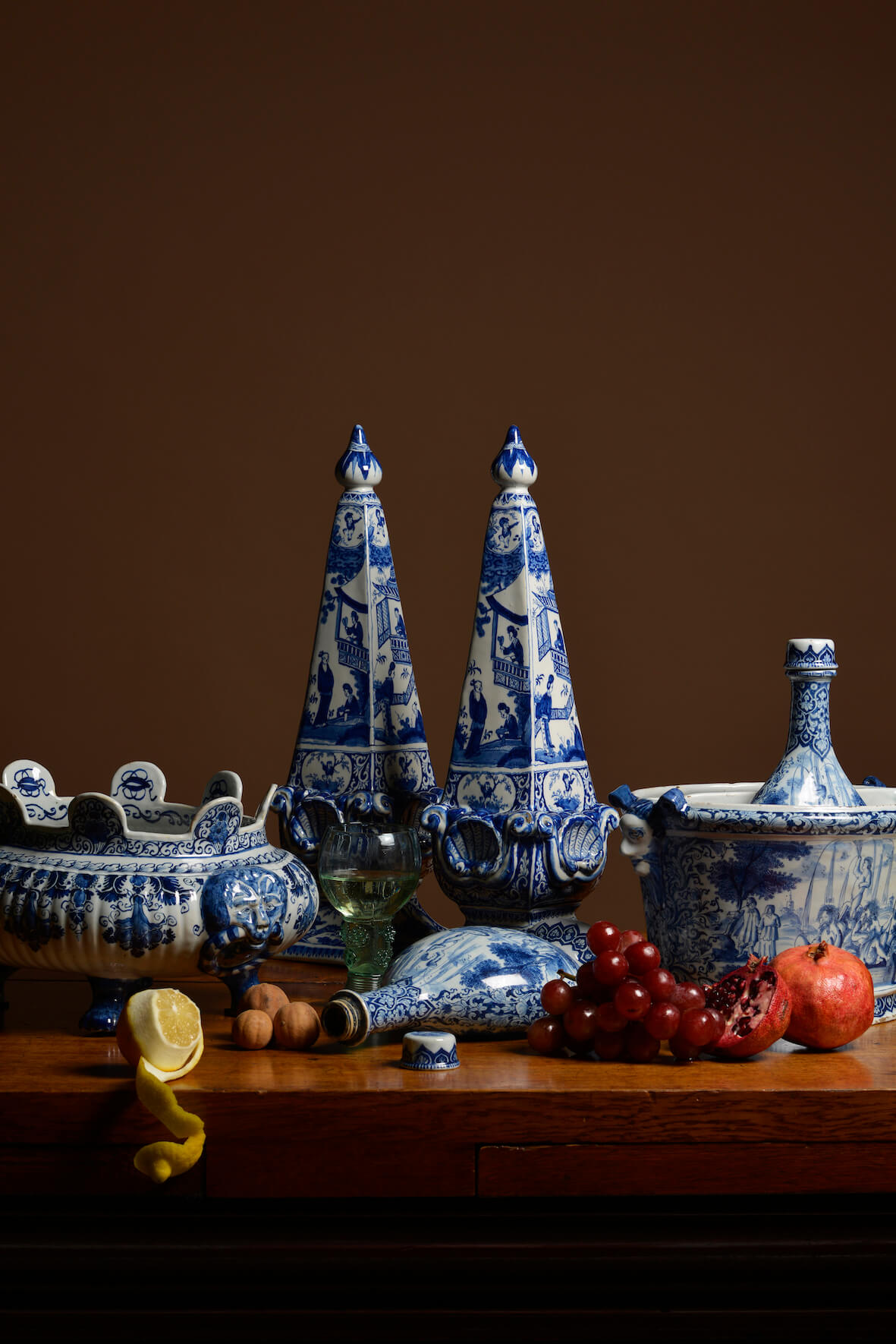 Dining with Dutch Blue Delftware in the 17th and 18th century Aronson Antiquairs