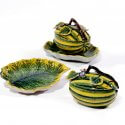Delftware Highlights At The Winter Antique Show : Pair Of Polychrome Melon Tureen, Delft, Circa 1760