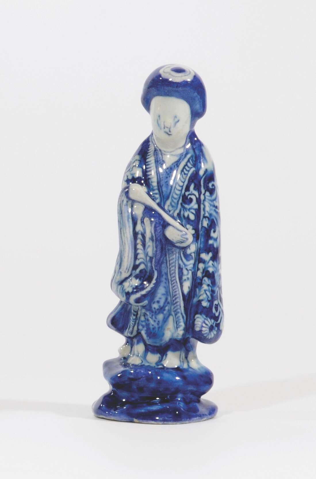 Chinoiserie figurine of oriental lady marken by Lambertus van Eenhoorn