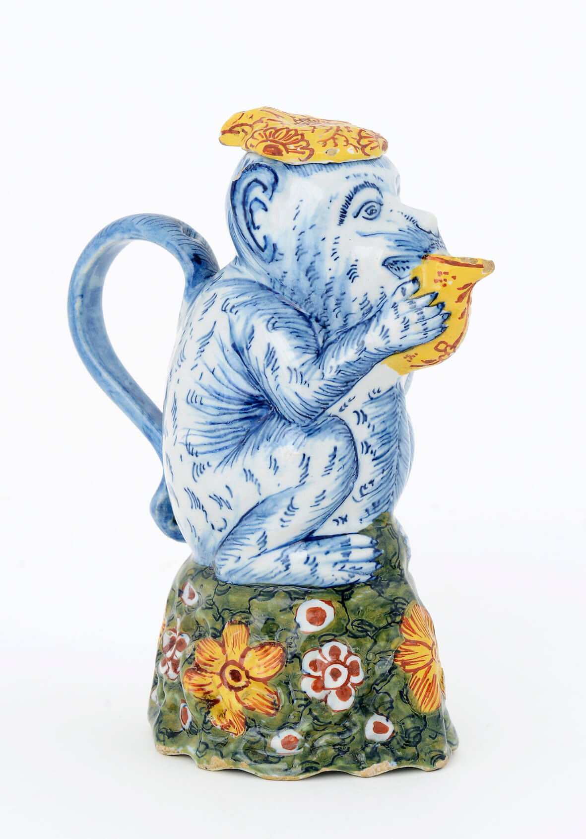 1341polychrome-milk-jug-in-the-form-of-a-seated-monkey