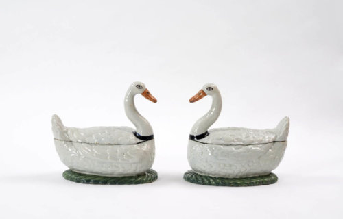 Antique Tureens Of Swans Aronson Antiquairs