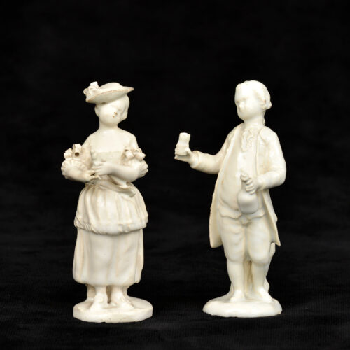 White Ceramic Delft Figurines Aronson Antiquairs