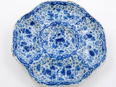 Delftware Sweetmeat Dish Antique At Aronson Antiquairs