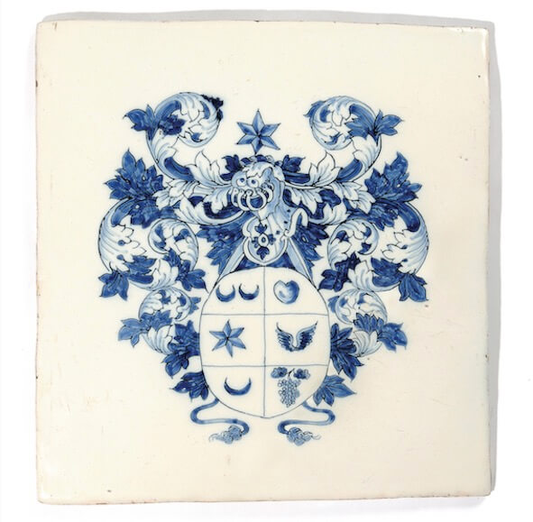 Ceramic Armorial or known as wapengoet at Aronson Antiquairs