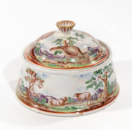 Antique Tureen in Petit Feu colors