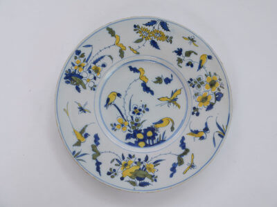 Polychrome Plate De Paauw Factory