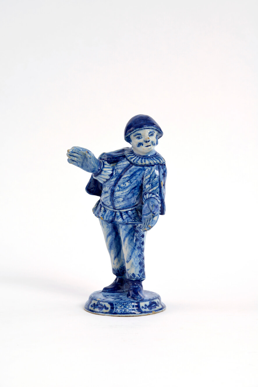 Ceramic Commedia dell'Arte Figurine Aronson Antiquairs
