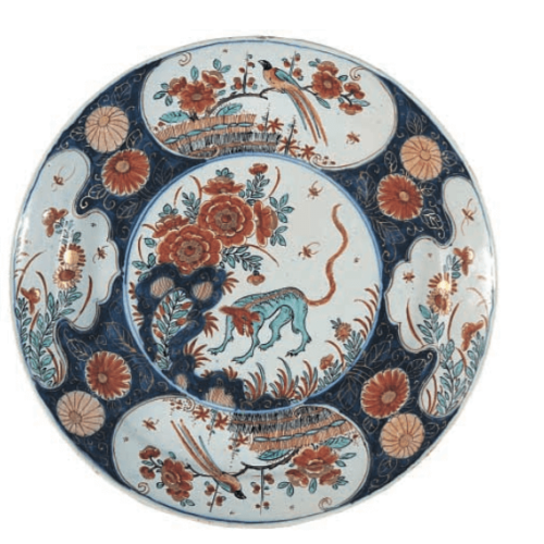 Pieter Adriaensz Delft Imari Plates At Aronson Antiquairs