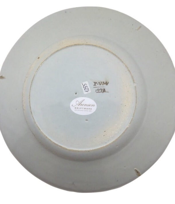 D1255. Polychrome Biblical Plate - Image 2