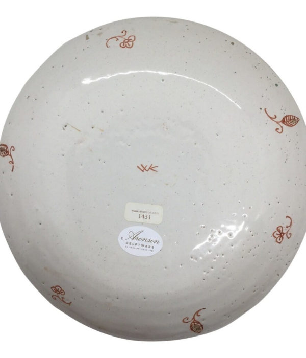 D1431. Polychrome and Gilded Plate - Image 2