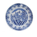 D725. Blue And White Plate