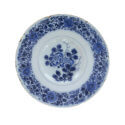 D875. Blue And White Plate