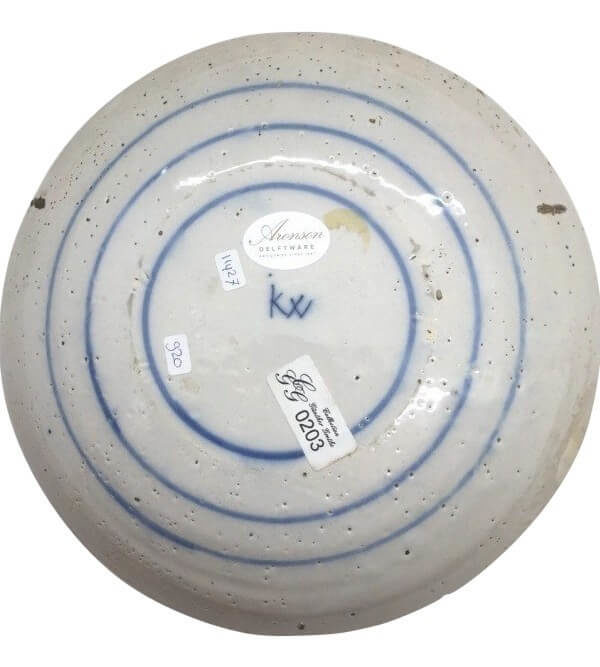 D920. Blue and White Plate - Image 2