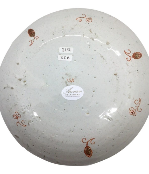 D923. Polychrome and Gilded Plate - Image 2
