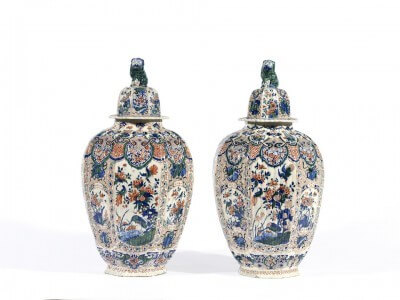 Cashmere Ovoid Vases Antique Aronson Antiquairs
