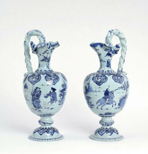 Delft Blue Ewers Aronson Antiquairs