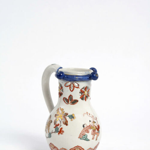 Antique Puzzle Jug Polychrome