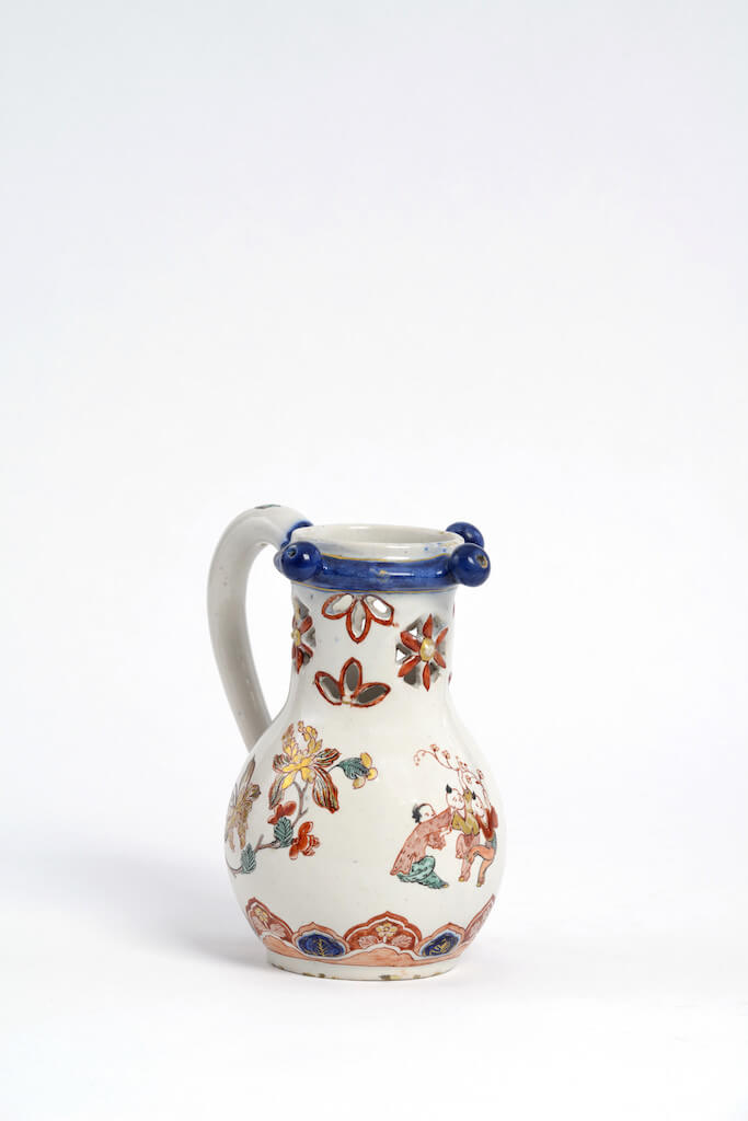 Antique Puzzle Jug polychrome