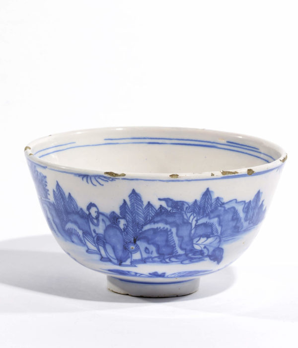 Chinoiserie Bowl inspired delftware