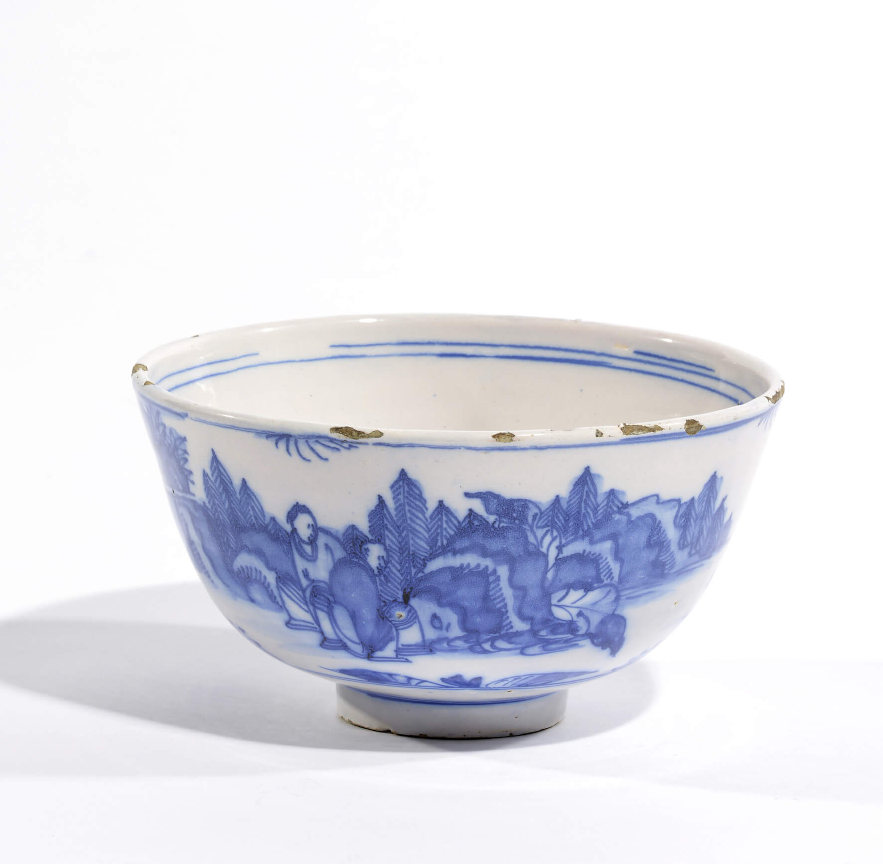 Chinoiserie Bowl inspired delftware