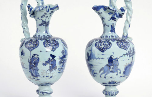 Delftware Manganese Ewers