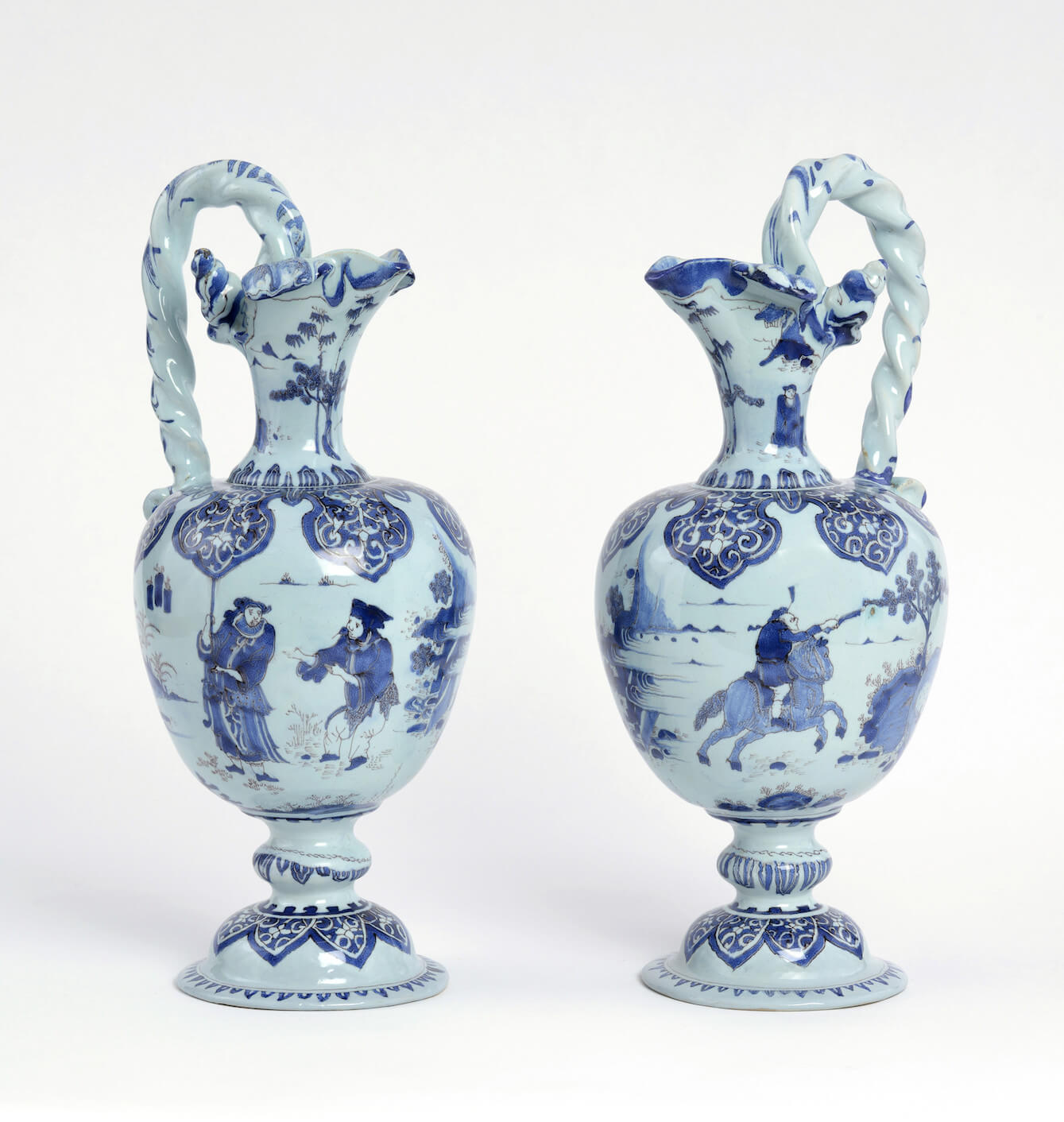 Delftware Manganese Ewers