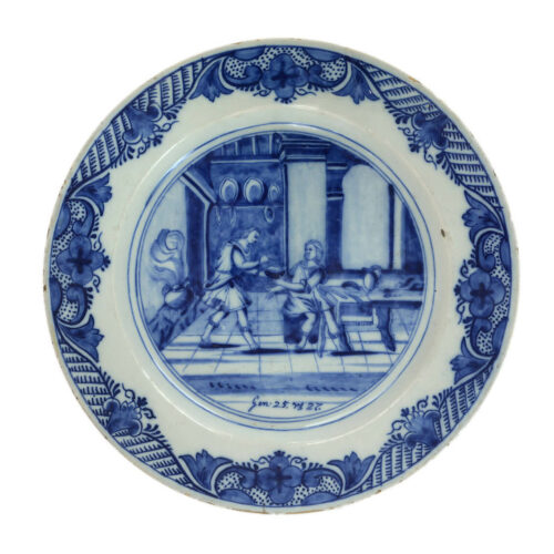 Delftware Biblical Plates At Aronson Antiquairs