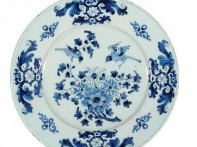 Antique Delftware Plate By Willem & Lambertus Cleffius