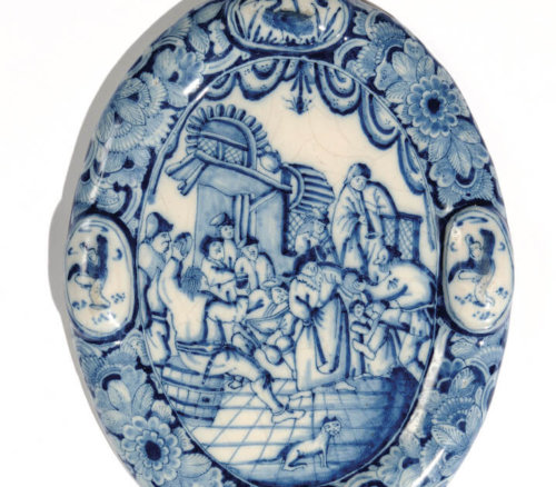 Delftware Plaque For Wall Suspension