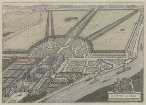 Drawing garden Hampton Court Palace
