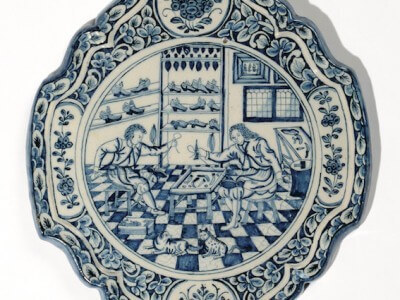 Aronson Delftware Blue And White Plaque