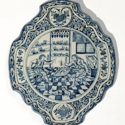 Aronson Delftware Blue And White Plaque