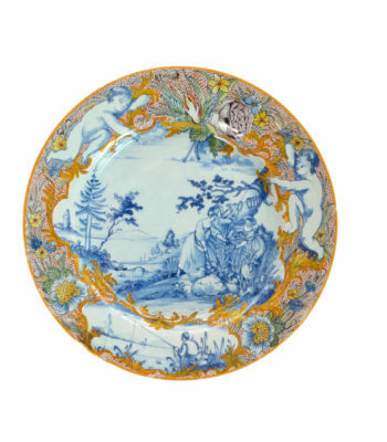 D1781. Polychrome Plate