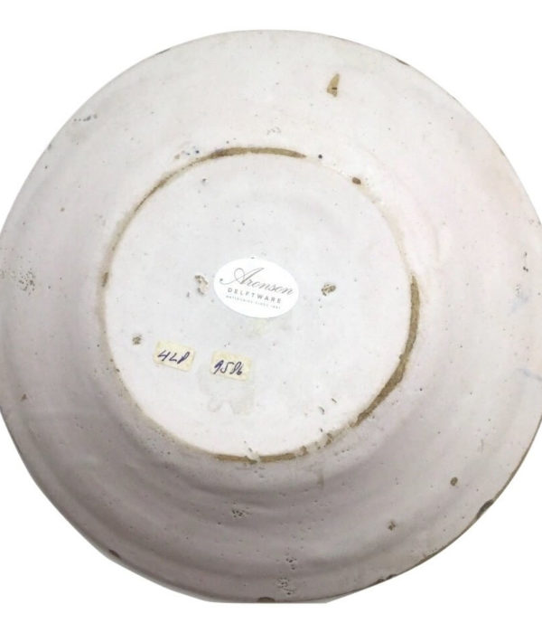 D428. Blue and White Plate - Image 2