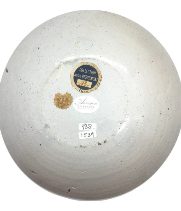 D938. Polychrome and Gilded Plate - Image 2