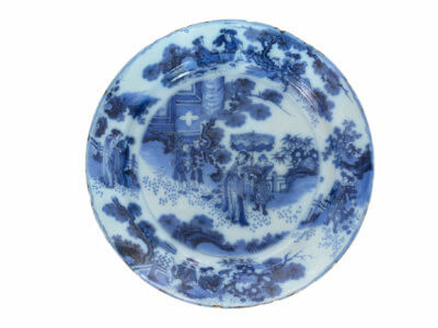 Antique Plate Ceramic Delftware